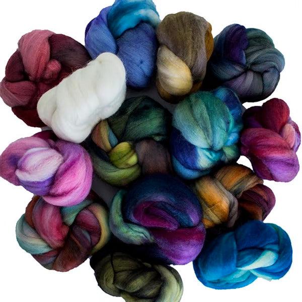 Malabrigo Nube Fiber Braids-Wool Roving-Malabrigo-Nubecita Assorted Colors-Revolution Fibers