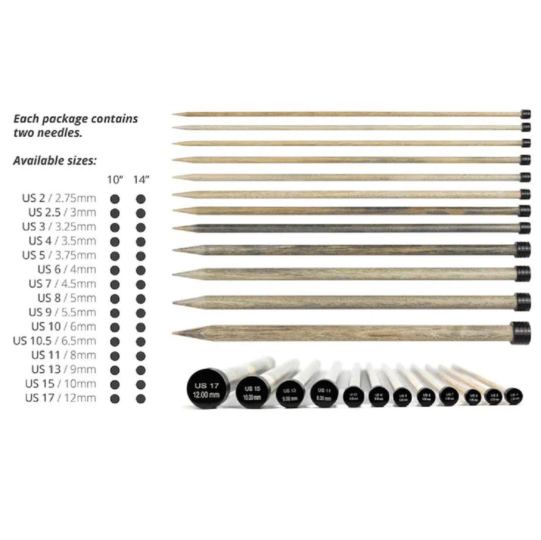 Revolution Fibers 10 inch straight needle set