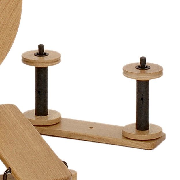 Lazy Kate for Victoria S95/S96 Spinning Wheel (Oak) - Rack with 2 Rods-Lazy Kate-Louet-Revolution Fibers