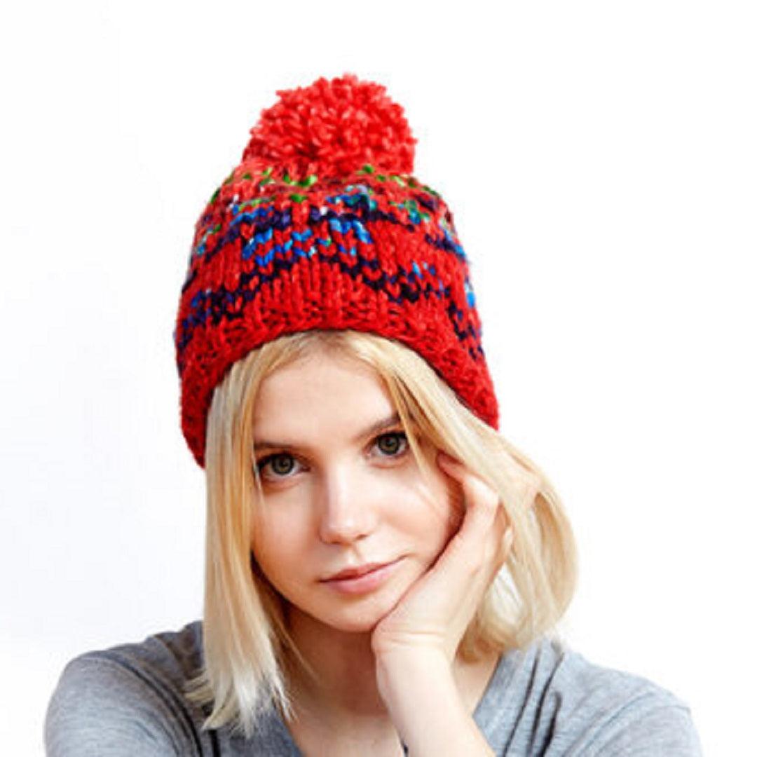 Snowflower Beanie Kit | Limited Edition Stranded Beanie-Knitting Kits-Urth Yarns-Revolution Fibers