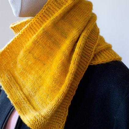 Urban Scarf Pattern - Monokrom Worsted-Knitting Patterns-Urth Yarns-Revolution Fibers