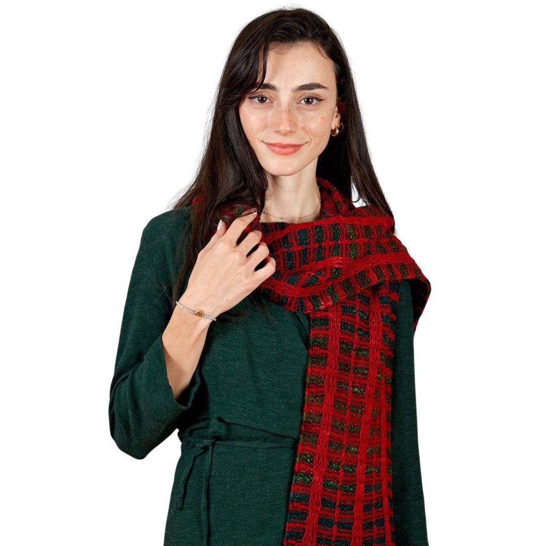 Yule Plaid Holiday Scarf Kit