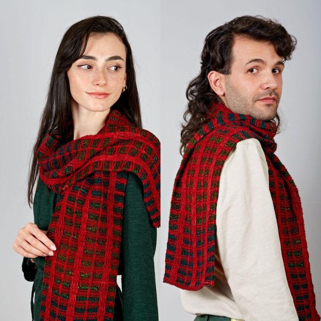 Yule Plaid Holiday Scarf Kit 1