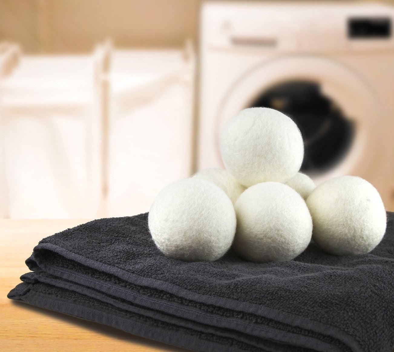 Felted Wool Dryer Balls 6-Pack, XL Premium Reusable Natural Fabric Softener | Environmentally Friendly Dryer Balls-Dryer Balls-Revolution Fibers-Revolution Fibers